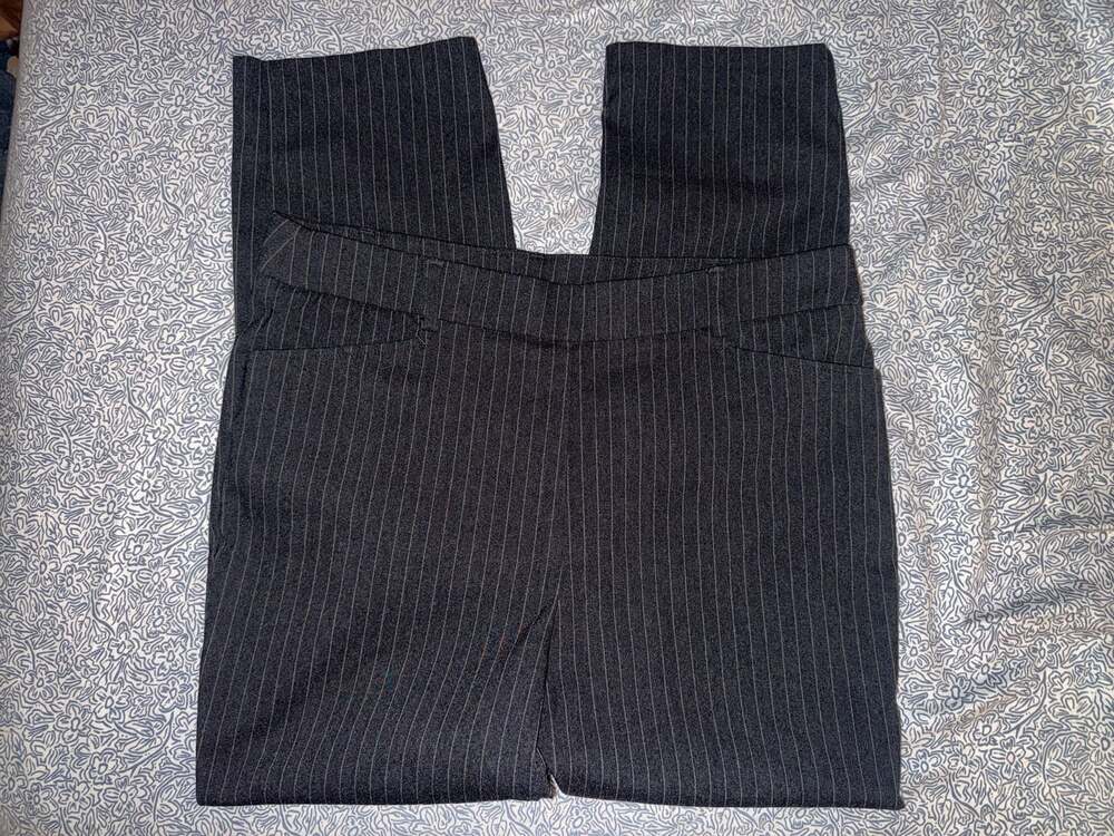 Rafaella Women's Pinstripe Stretch Work Pants Size 16